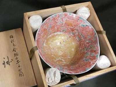 清風与平の菓子鉢 茶道具買取 - 掛軸買取 古美術永澤