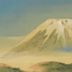 橋本関雪の富士図 淡彩画